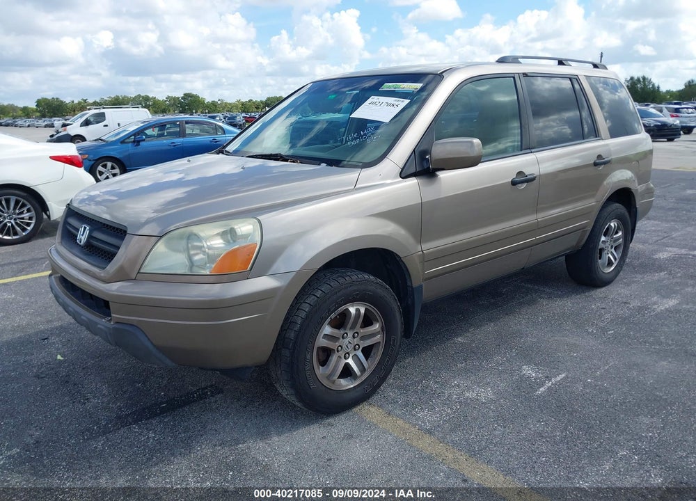 2004 HONDA PILOT EX-L VIN: 2HKYF18524H502105