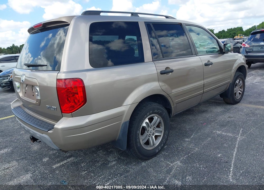 2004 HONDA PILOT EX-L VIN: 2HKYF18524H502105
