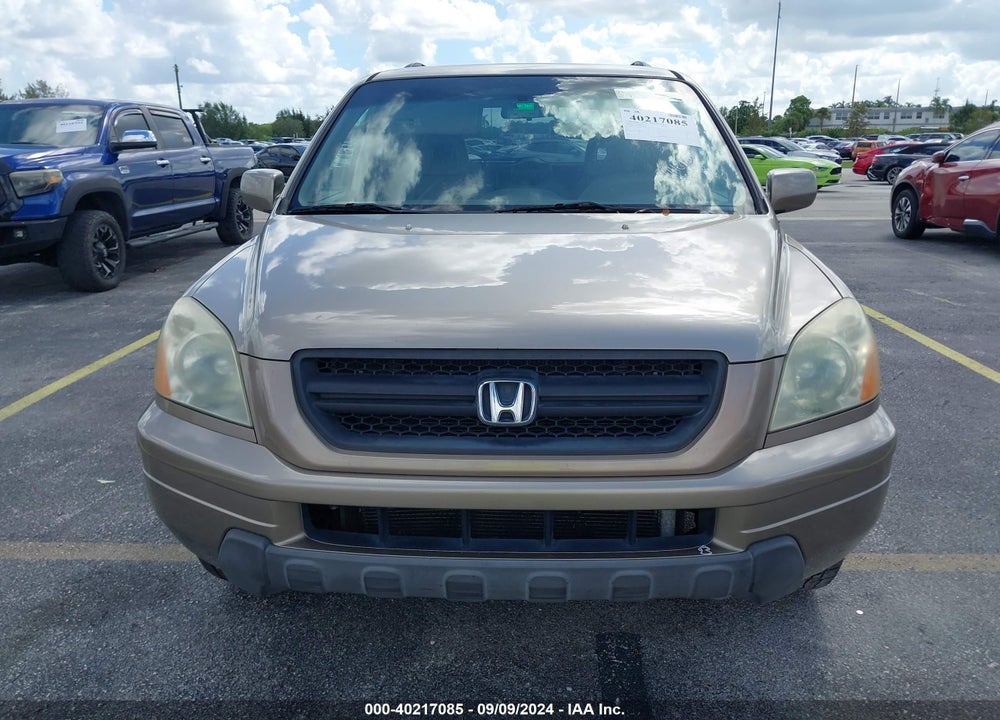 2004 HONDA PILOT EX-L VIN: 2HKYF18524H502105