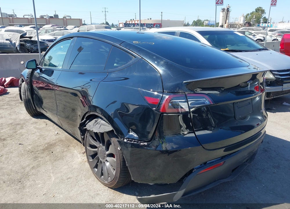2023 TESLA MODEL Y AWD/PERFORMANCE DUAL MOTOR ALL-WHEEL DRIVE VIN: 7SAYGDEF1PF760505