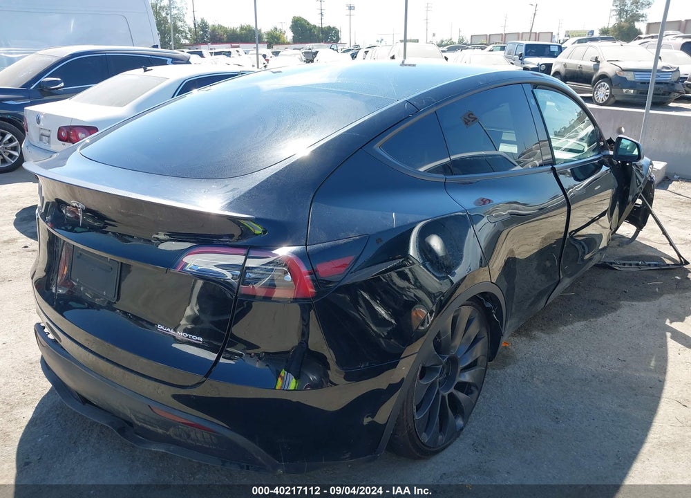 2023 TESLA MODEL Y AWD/PERFORMANCE DUAL MOTOR ALL-WHEEL DRIVE VIN: 7SAYGDEF1PF760505