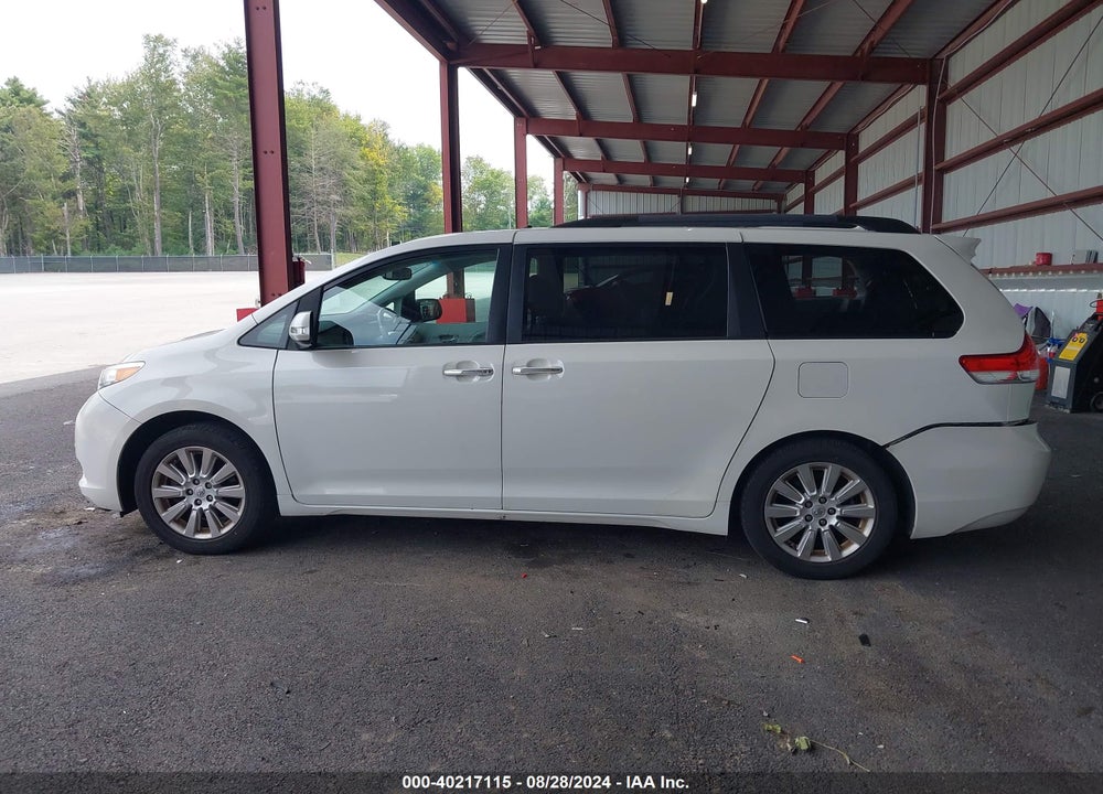2014 TOYOTA SIENNA LIMITED 7 PASSENGER VIN: 5TDDK3DC3ES087222
