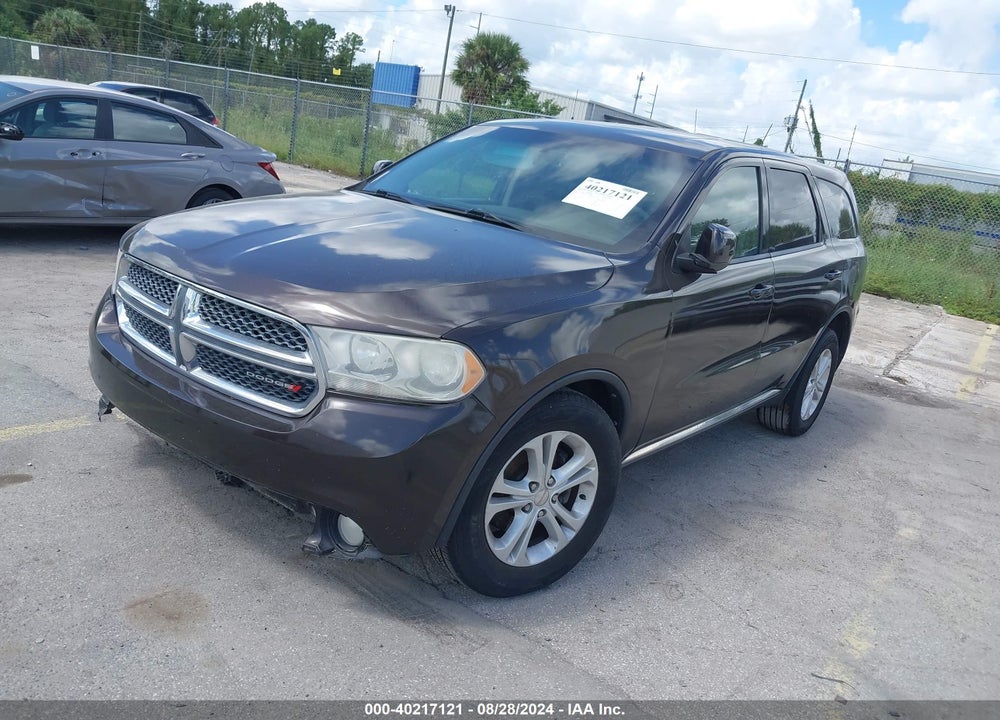 2012 DODGE DURANGO SXT VIN: 1C4RDHAG9CC257649