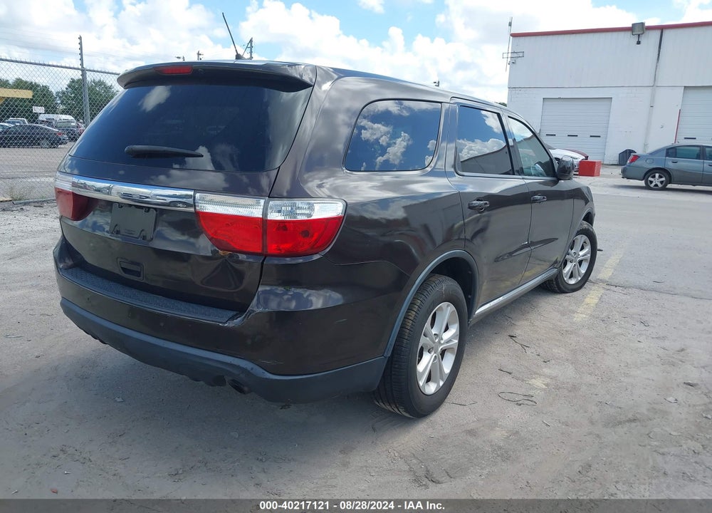 2012 DODGE DURANGO SXT VIN: 1C4RDHAG9CC257649