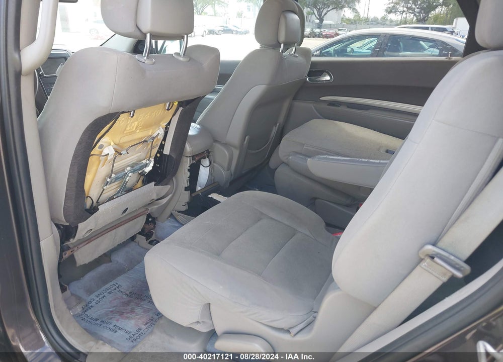 2012 DODGE DURANGO SXT VIN: 1C4RDHAG9CC257649