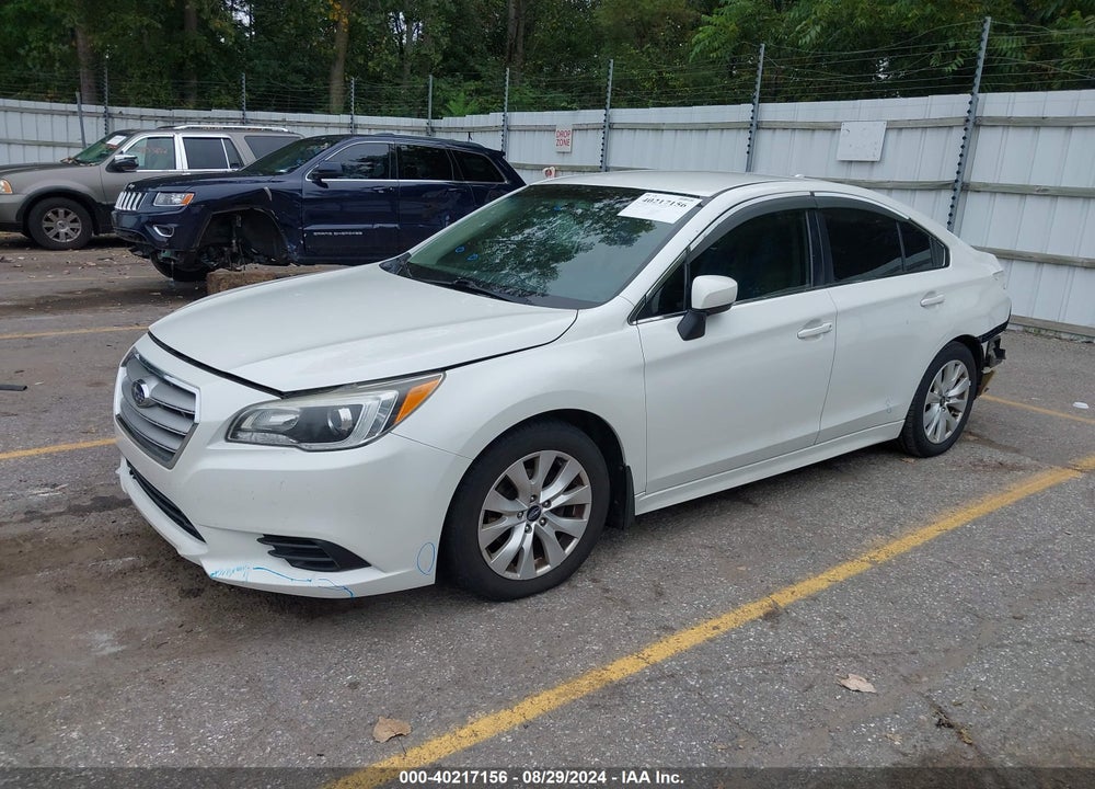 2016 SUBARU LEGACY 2.5I PREMIUM VIN: 4S3BNBC61G3004251
