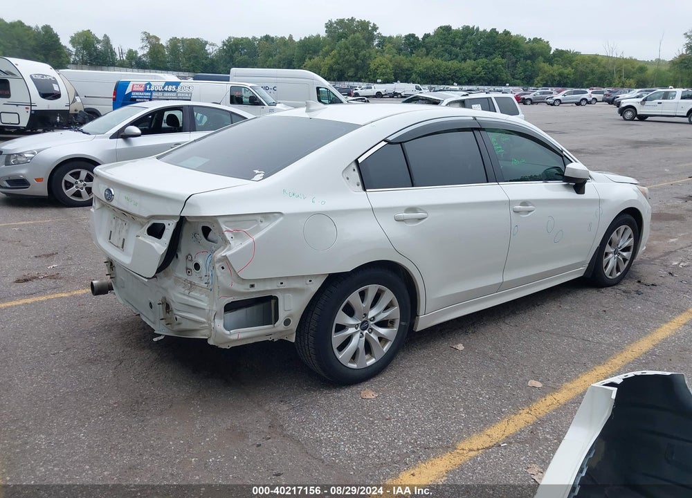 2016 SUBARU LEGACY 2.5I PREMIUM VIN: 4S3BNBC61G3004251