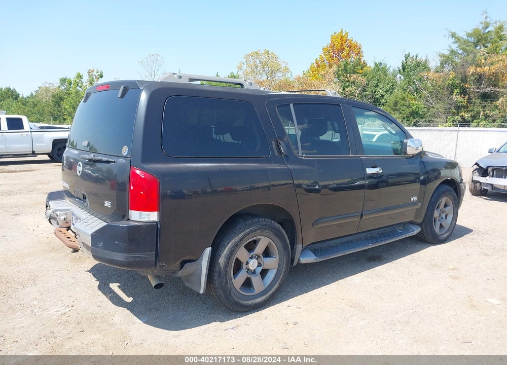 2005 NISSAN ARMADA SE VIN: 5N1AA08A55N709205