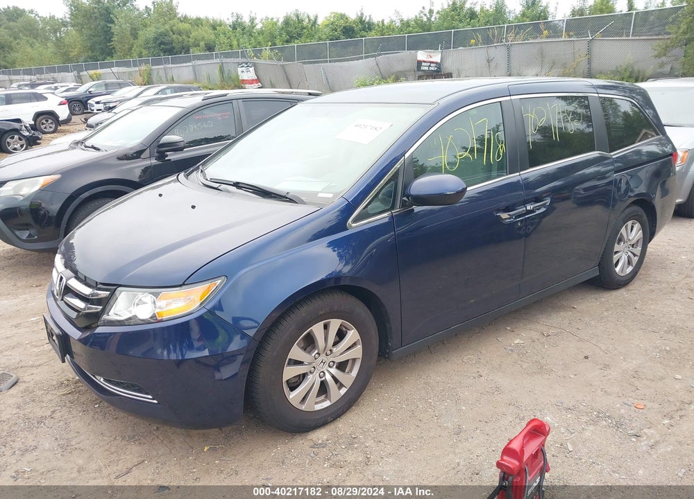 2016 HONDA ODYSSEY SE VIN: 5FNRL5H34GB124567