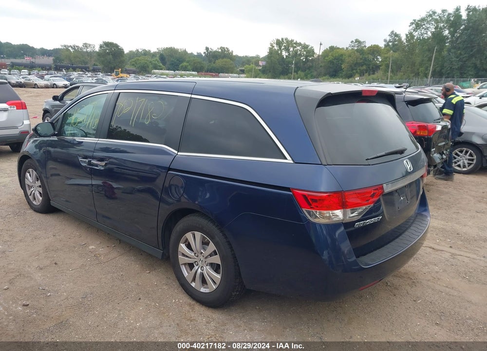 2016 HONDA ODYSSEY SE VIN: 5FNRL5H34GB124567