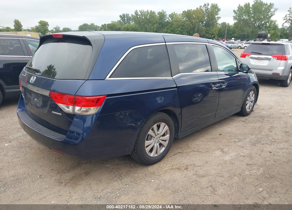 2016 HONDA ODYSSEY SE VIN: 5FNRL5H34GB124567
