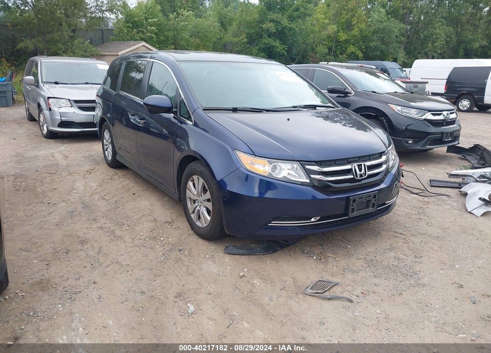 2016 HONDA ODYSSEY SE VIN: 5FNRL5H34GB124567