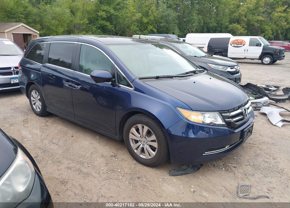 2016 HONDA ODYSSEY SE VIN: 5FNRL5H34GB124567