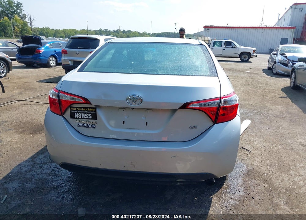 2016 TOYOTA COROLLA LE VIN: 2T1BURHE6GC636634