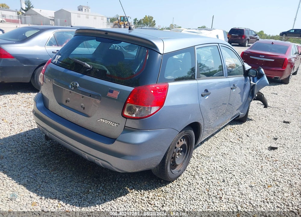 2004 TOYOTA MATRIX STANDARD VIN: 2T1KR32E74C265079