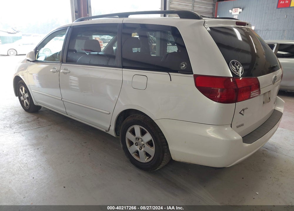 2004 TOYOTA SIENNA XLE VIN: 5TDZA22CX4S167489
