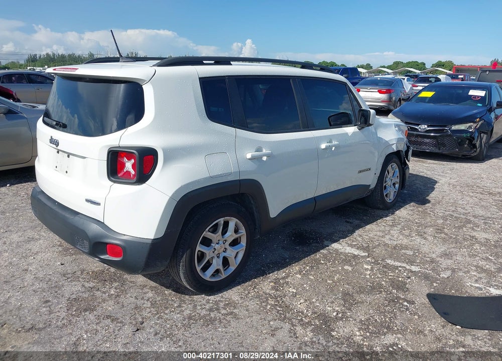 2016 JEEP RENEGADE LATITUDE VIN: ZACCJABT7GPE17739