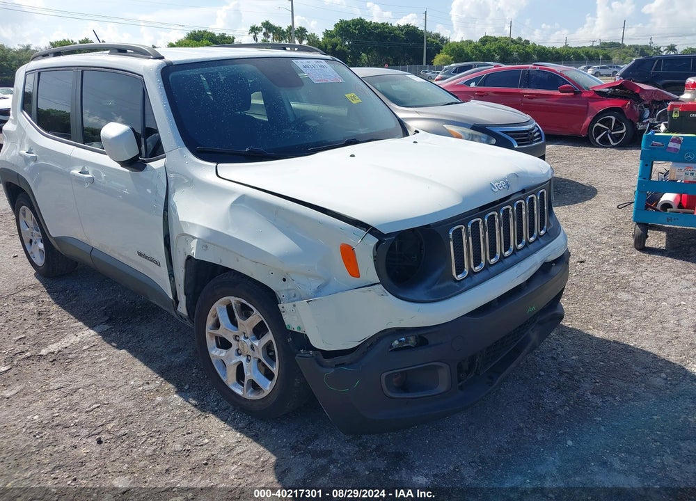 2016 JEEP RENEGADE LATITUDE VIN: ZACCJABT7GPE17739