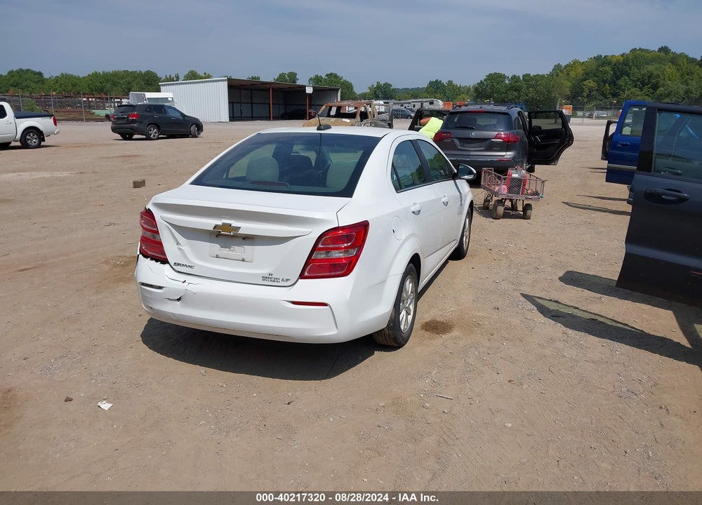 2017 CHEVROLET SONIC VIN: 1G1JD5SH5H4109348