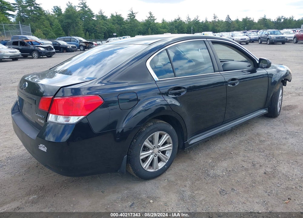 2010 SUBARU LEGACY 2.5I PREMIUM VIN: 4S3BMBG64A3237853
