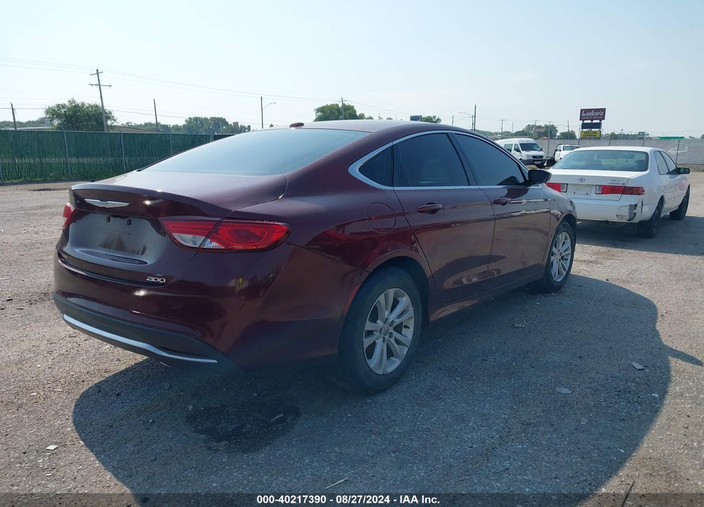 2016 CHRYSLER 200 LIMITED VIN: 1C3CCCABXGN138247