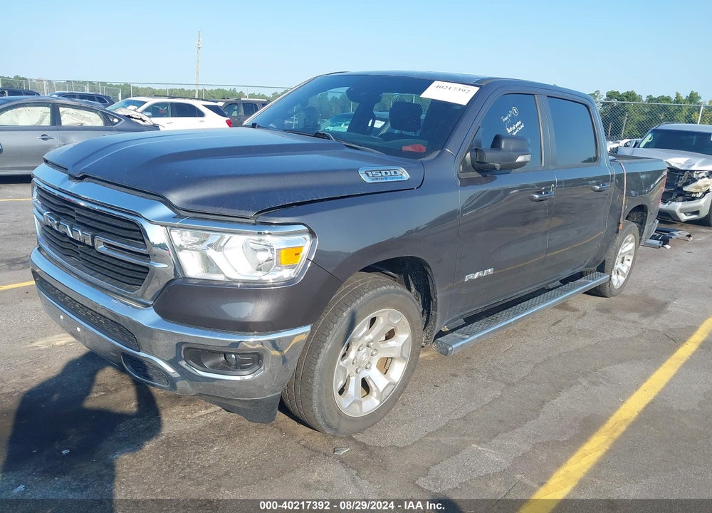 2021 RAM 1500 BIG HORN 4X2 5'7 BOX VIN: 1C6RREFT8MN750032