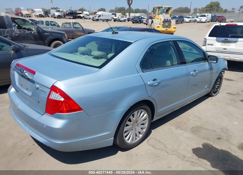 2010 FORD FUSION HYBRID VIN: 3FADP0L35AR199220
