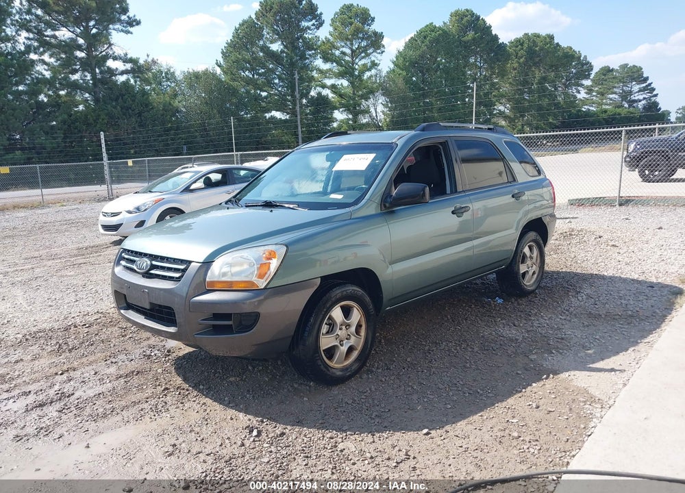 2007 KIA SPORTAGE LX VIN: KNDJF724077413985