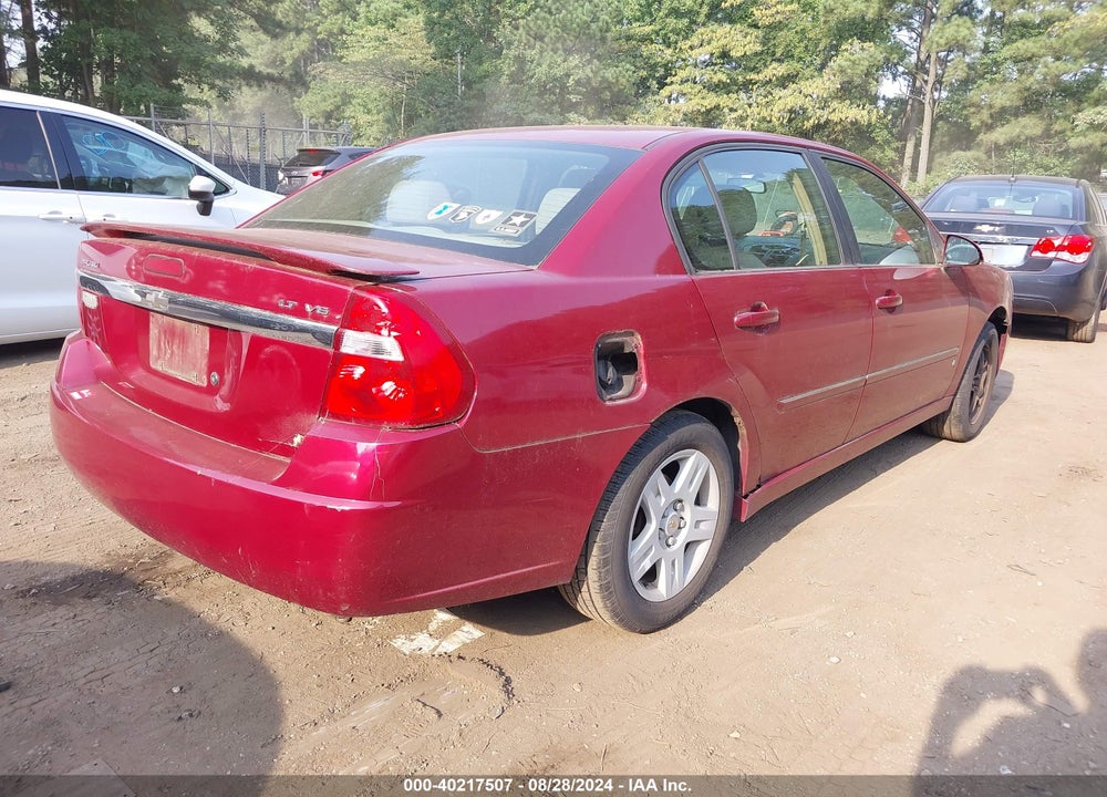 2006 CHEVROLET MALIBU LT VIN: 1G1ZT51886F161291