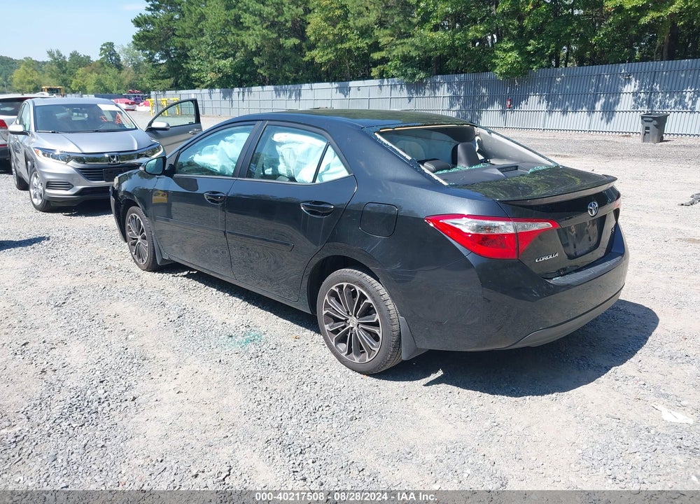 2015 TOYOTA COROLLA S PLUS VIN: 2T1BURHE2FC472491
