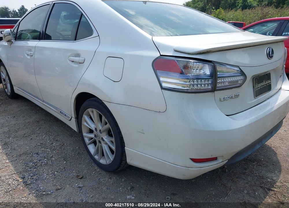 2010 LEXUS HS 250H PREMIUM VIN: JTHBB1BA0A2006464