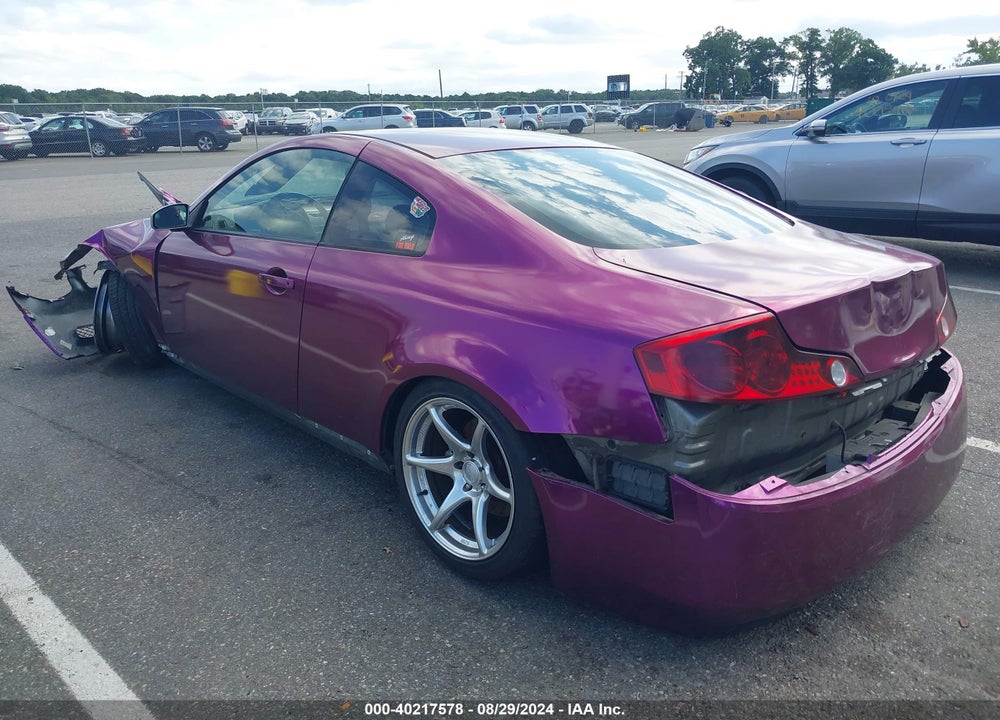 2004 INFINITI G35 VIN: JNKCV54E04M308297