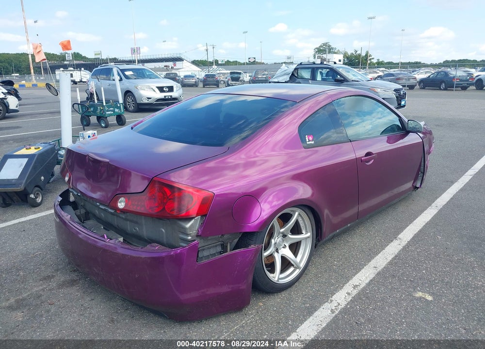 2004 INFINITI G35 VIN: JNKCV54E04M308297