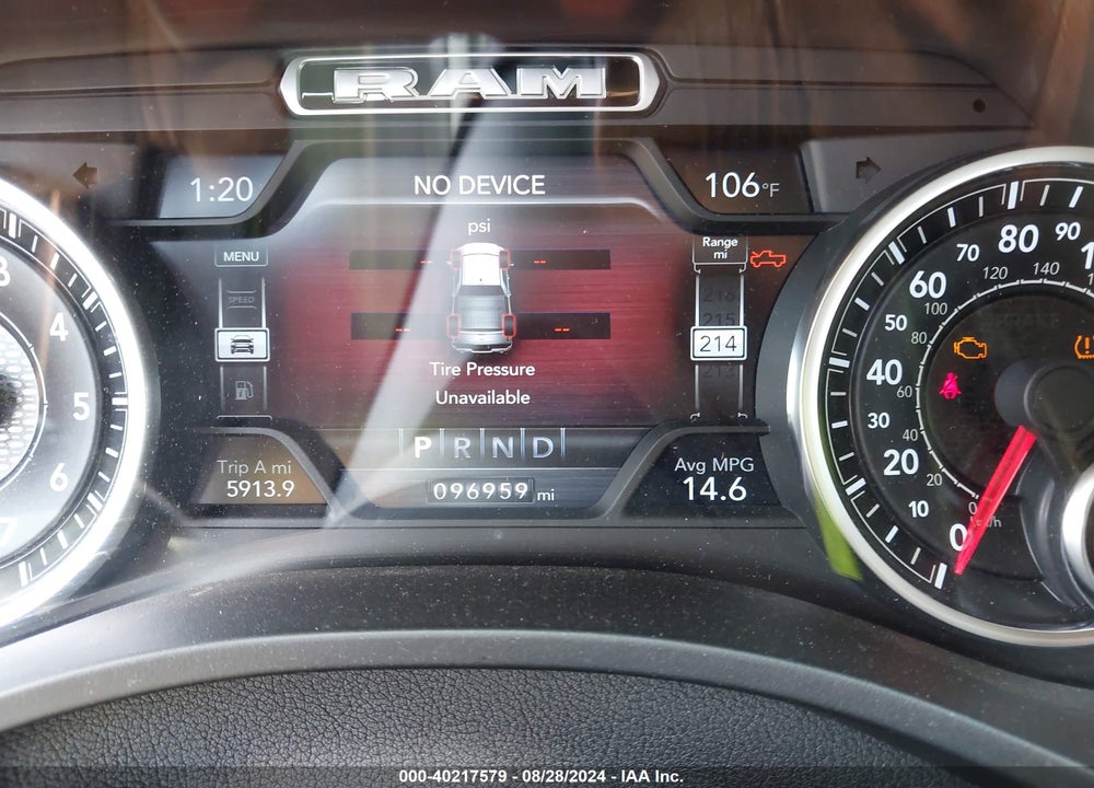 2019 RAM 1500 VIN: 1C6SRFJT5KN917880