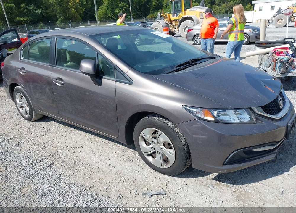 2013 HONDA CIVIC LX VIN: 2HGFB2F57DH593474