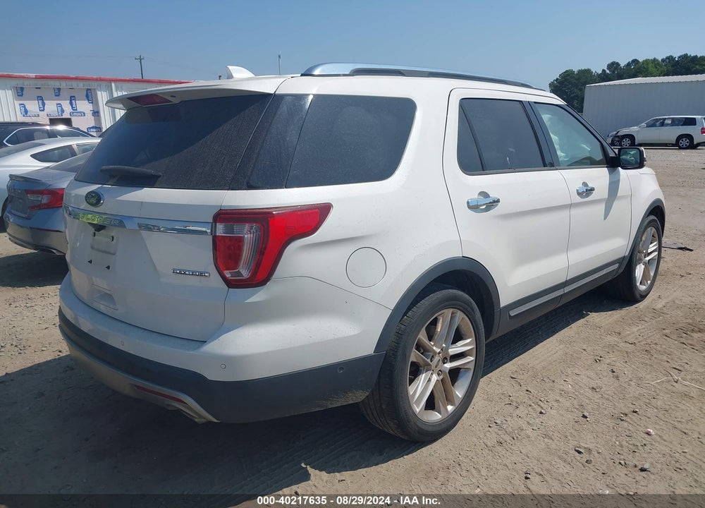 2016 FORD EXPLORER LIMITED VIN: 1FM5K7F83GGC54143