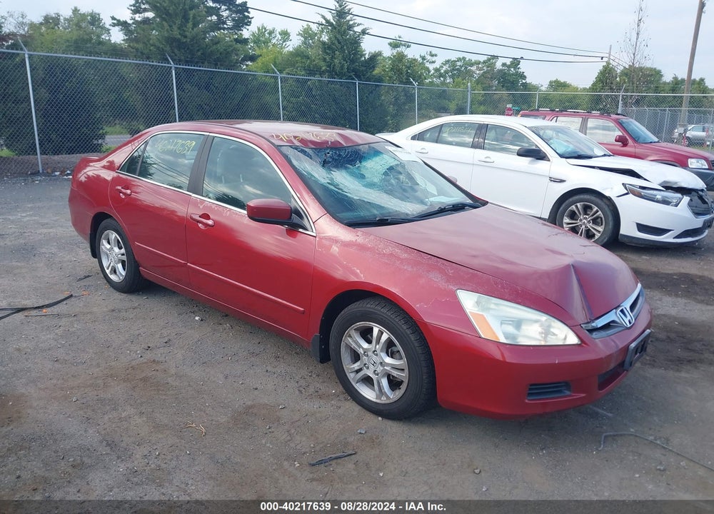 2007 HONDA ACCORD 2.4 SE VIN: 1HGCM563X7A022903