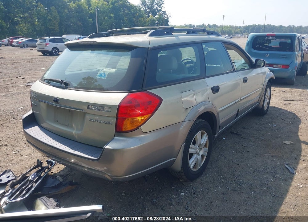 2005 SUBARU OUTBACK 2.5I VIN: 4S4BP61C457382642
