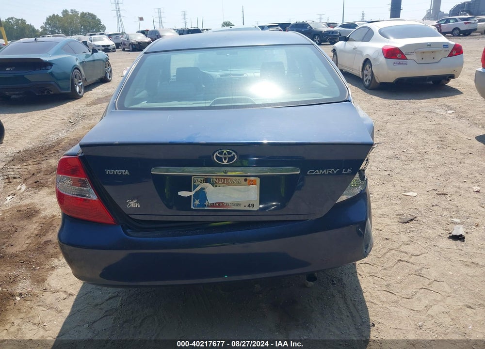 2004 TOYOTA CAMRY LE VIN: 4T1BE32K74U356515