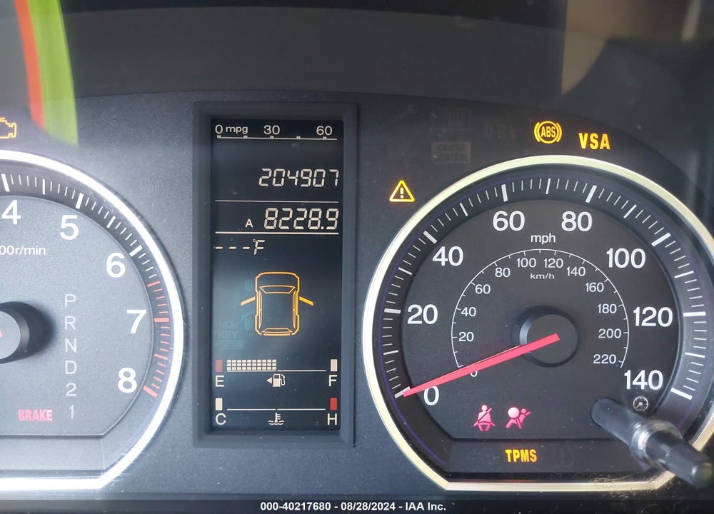 2007 HONDA CR-V EX-L VIN: JHLRE48767C070695