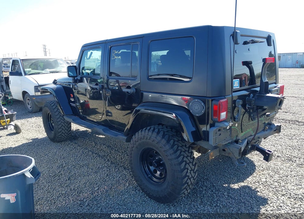 2009 JEEP WRANGLER UNLIMITED SAHARA VIN: 1J4GA59109L788854