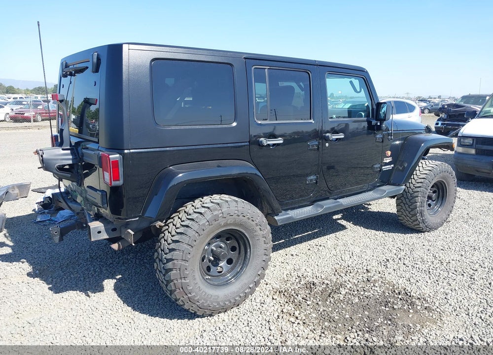2009 JEEP WRANGLER UNLIMITED SAHARA VIN: 1J4GA59109L788854