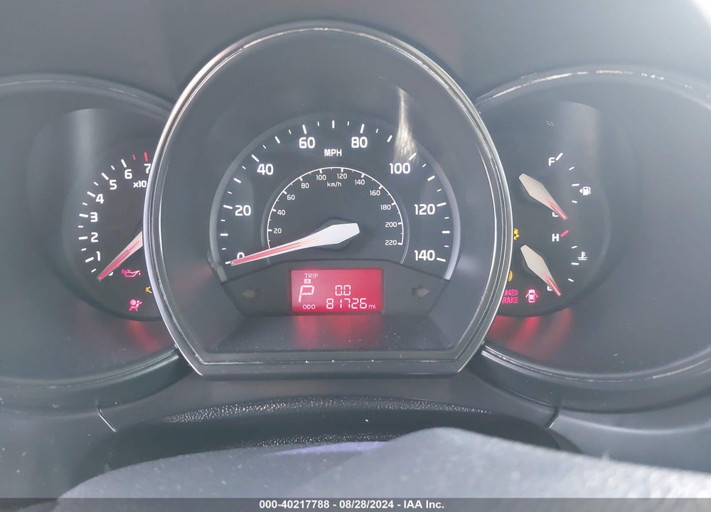 2014 KIA RIO LX VIN: KNADM4A31E6348817