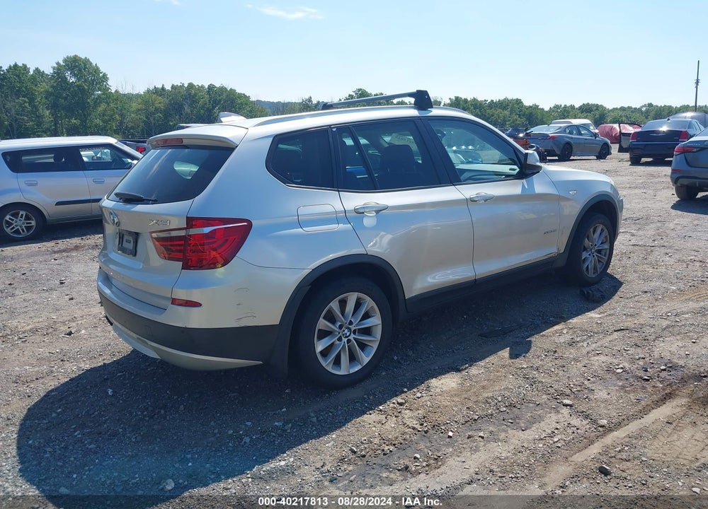 2013 BMW X3 XDRIVE28I VIN: 5UXWX9C56D0A32752