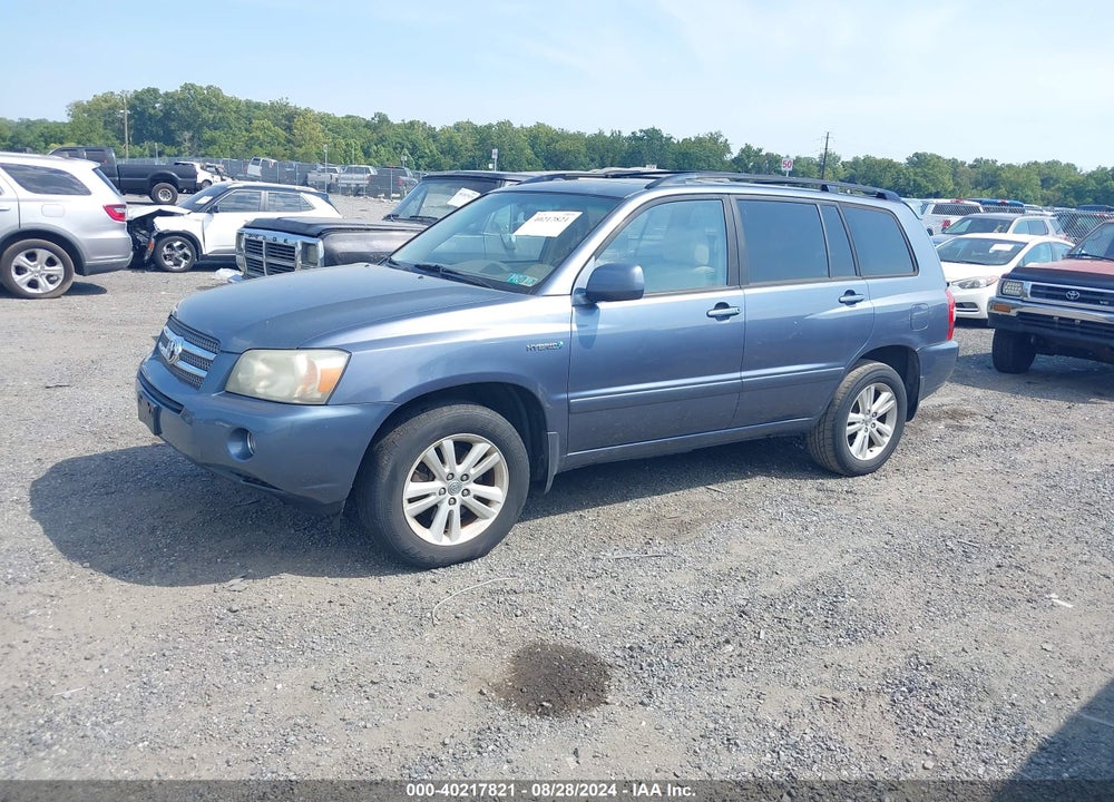 2006 TOYOTA HIGHLANDER HYBRID V6 VIN: JTEEW21A360019301