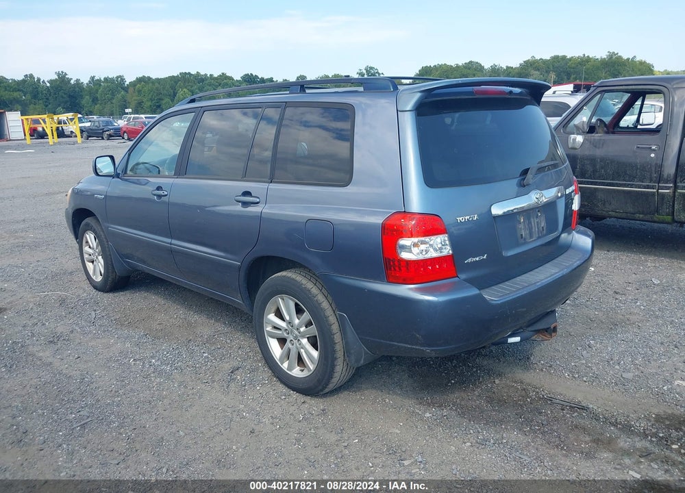 2006 TOYOTA HIGHLANDER HYBRID V6 VIN: JTEEW21A360019301