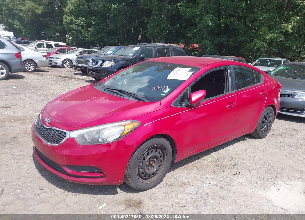 2016 KIA FORTE LX VIN: KNAFK4A60G5443936