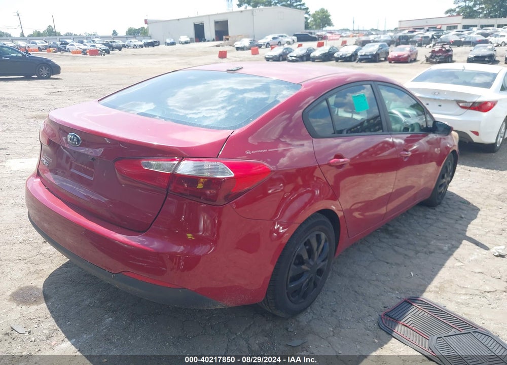 2016 KIA FORTE LX VIN: KNAFK4A60G5443936