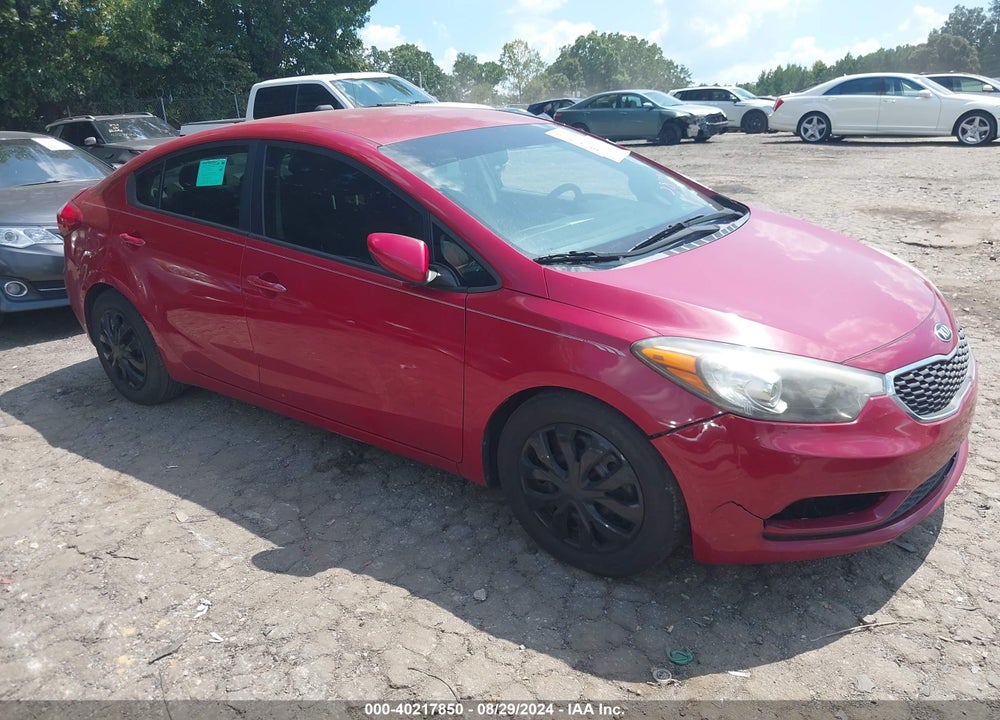 2016 KIA FORTE LX VIN: KNAFK4A60G5443936