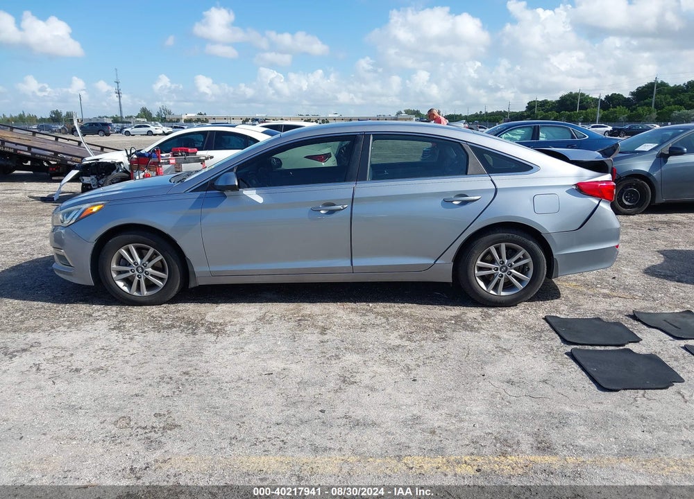 2015 HYUNDAI SONATA SE VIN: 5NPE24AF6FH039231